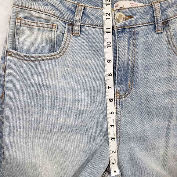 SO High Rise Wide Leg 90s inspired super soft Light Wash jeans Size 11 - Picture 7 of 8